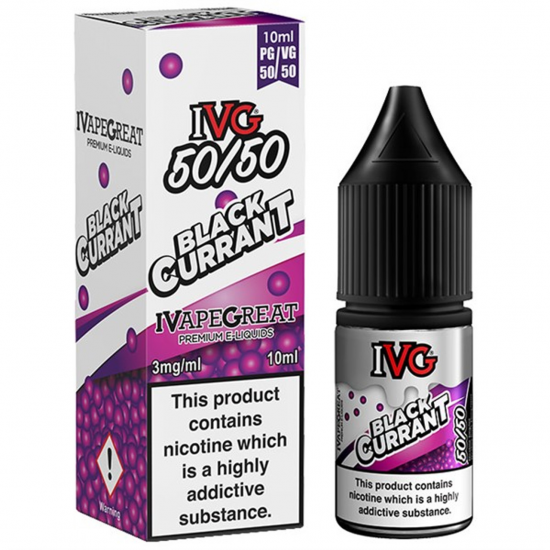 Blackcurrant 10ml E-Liquid by IVG 50/50
