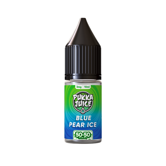 BLUE PEAR ICE BY PUKKA JUICE 50/50 