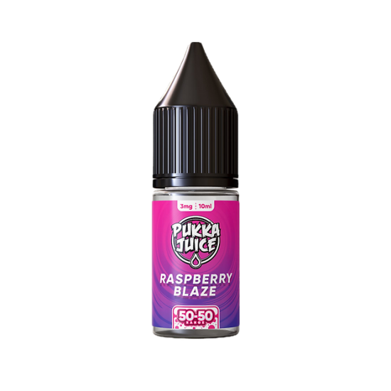 RASPBERRY BLAZE BY PUKKA JUICE 50/50 