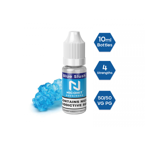 Blue Slush 50/50 E-liquid by Nicohit 10ml