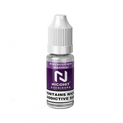 Blackcurrant Menthol 50/50 E-liquid by Nicohit 10ml
