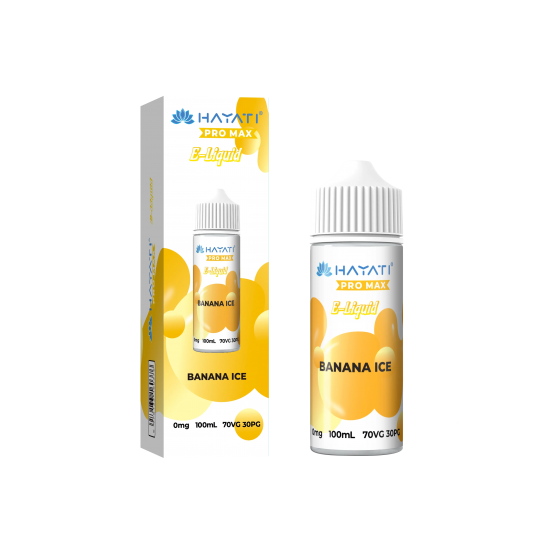 Hayati Pro Max Eliquid - Banana Ice - 100ml