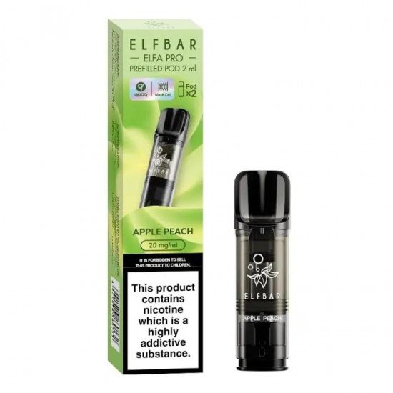 Elf bar Elfa Pro Prefilled Pod - Apple Peach