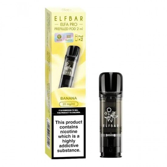 Banana Ice By Elf bar Elfa Pro Prefilled Pod