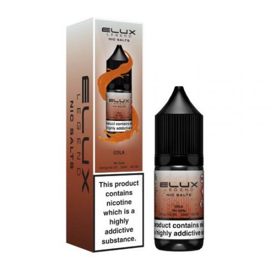 Cola Nic Salt E-Liquid by Elux Legend 10ml
