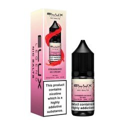 Strawberry Ice Cream Nic Salt E-Liquid by Elux Legend 10ml