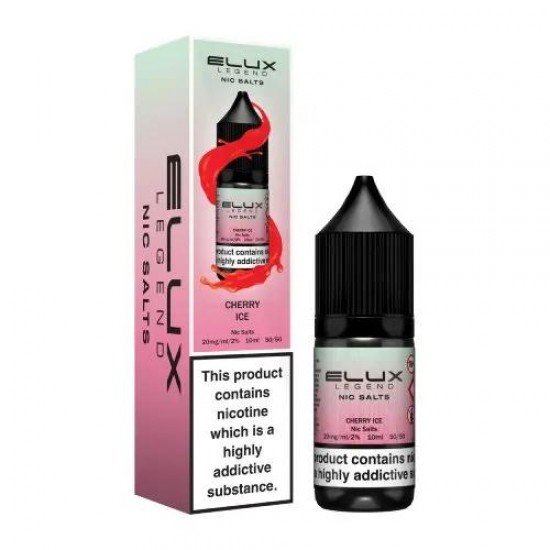 Cherry Ice Nic Salt E-Liquid by Elux Legend Salts 10ml