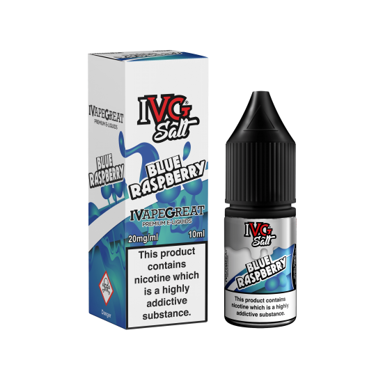 Blue Raspberry Nic Salt E-Liquid By IVG 10ml