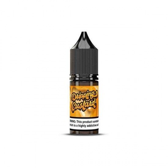 Vanilla Custard Nic Salt E-Liquid by Dripping Custard Salts 10ml