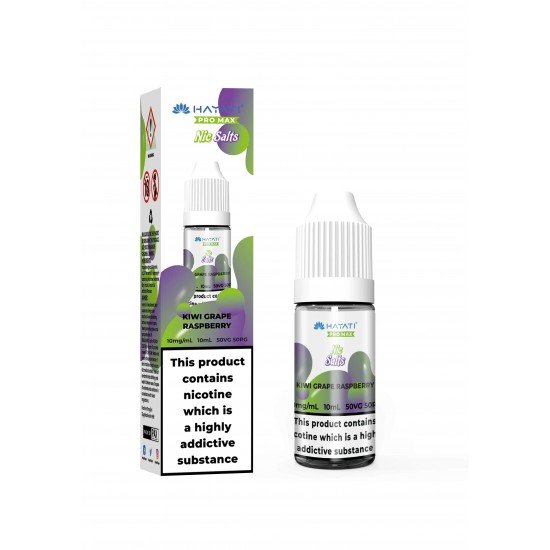 Kiwi Grape Raspberry Nic Salt E-Liquid by Hayati Crystal Pro Max 10ml