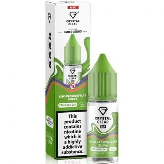 Crystal Clear Bar Salts - Kiwi Passionfruit Guava - 10ml