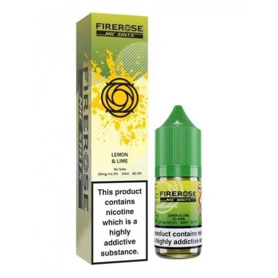 Lemon & Lime Nic Salt E-Liquid by Firerose 5000 Salts 10ml