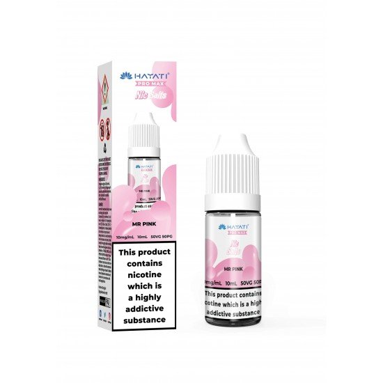 Mr Pink Nic Salt E-Liquid by Hayati Crystal Pro Max 10ml