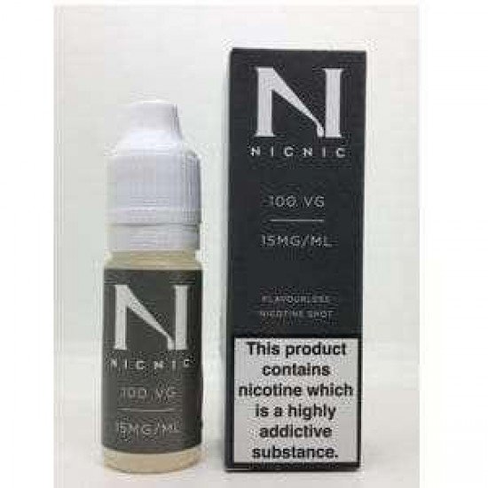 Nic Nic Nicotine Shots - 15mg/ml - 100% VG