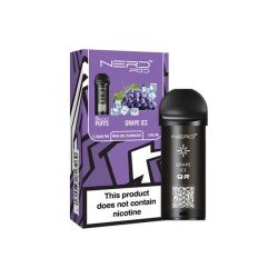 Nerd Pod Prefilled Pod 0mg (3500 Puffs) - Grape Ice