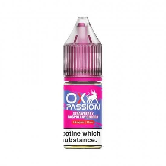 Strawberry Raspberry Cherry OX Passion Nic Salt E-Liquid by OXVA 10ml