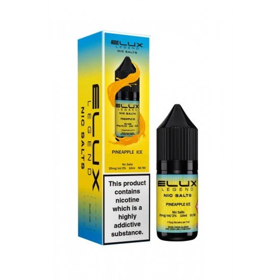 Pineapple Ice Nic Salt E-Liquid by Elux Legend 10ml