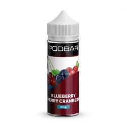 PodBar Juice By Kingston E Liquid â Blueberry Cherry Cranberry â 100ml