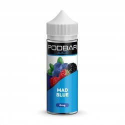 PodBar Juice By Kingston E Liquid â Mad Blue â 100ml