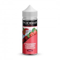 PodBar Juice By Kingston E Liquid â Strawberry Raspberry Cherry Ice â 100ml