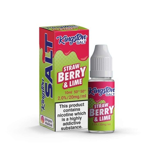 Kingston Salt Nic Salt - Strawberry & Lime - 10ml