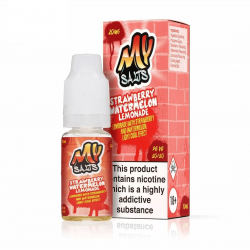 Strawberry Watermelon Lemonade Nic Salt E-Liquid by My Salts 10ml