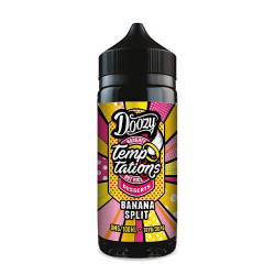 Doozy Temptations E Liquid - Banana Split - 100ml