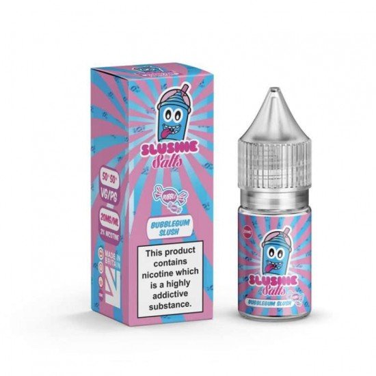 Bubblegum Slush Nic Salt E-liquid by Slushie Salts 10ml