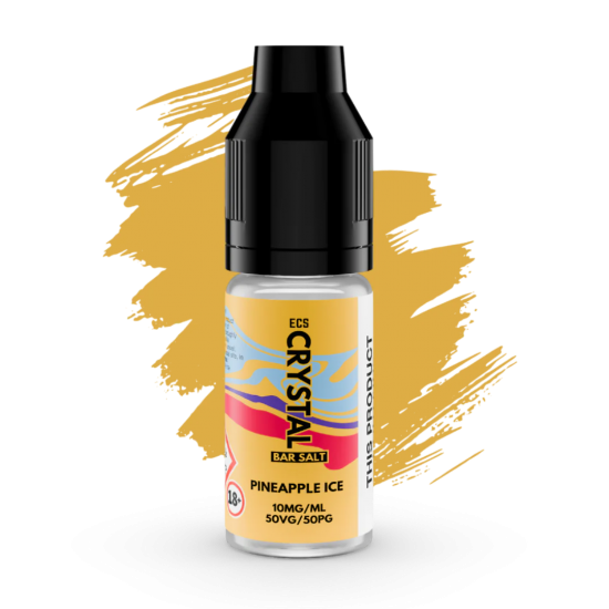 Pineapple Ice Nic Salt E-Liquid by Crystal Bar 10ml