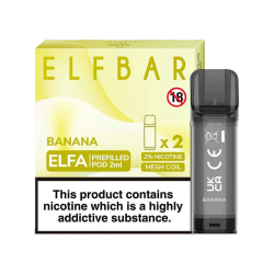 ELF BAR ELFA PRE-FILLED PODS (PACK OF 2) - Banana