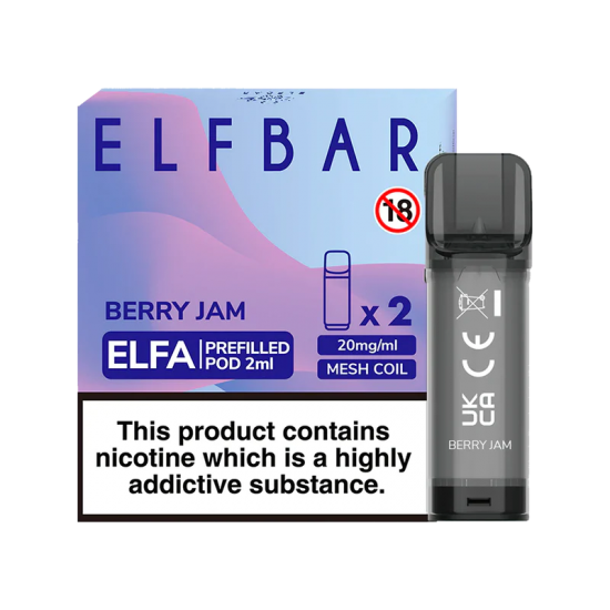 ELF BAR ELFA PRE-FILLED PODS (PACK OF 2) - Berry Jam