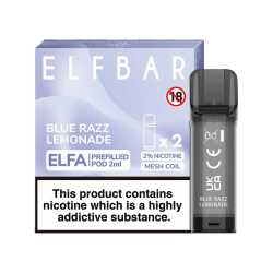 ELF BAR ELFA PRE-FILLED PODS (PACK OF 2) - Blue Razz Lemonade