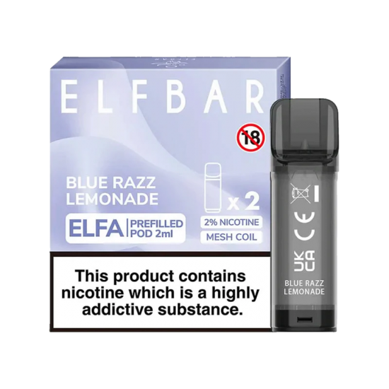 ELF BAR ELFA PRE-FILLED PODS (PACK OF 2) - Blue Razz Lemonade