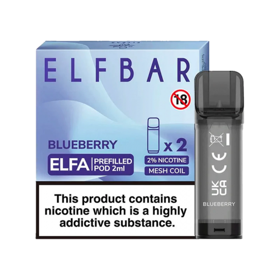 ELF BAR ELFA PRE-FILLED PODS (PACK OF 2) - Blueberry