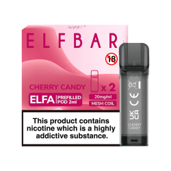 ELF BAR ELFA PRE-FILLED PODS (PACK OF 2) - Cherry Candy