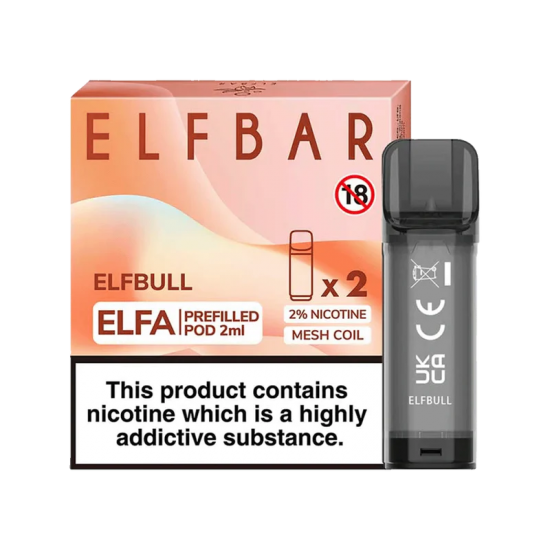 ELF BAR ELFA PRE-FILLED PODS (PACK OF 2) - Elfbull