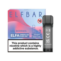 ELF BAR ELFA PRE-FILLED PODS (PACK OF 2) - Mix Berries