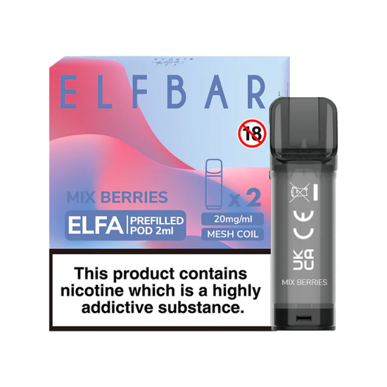 ELF BAR ELFA PRE-FILLED PODS (PACK OF 2) - Mix Berries