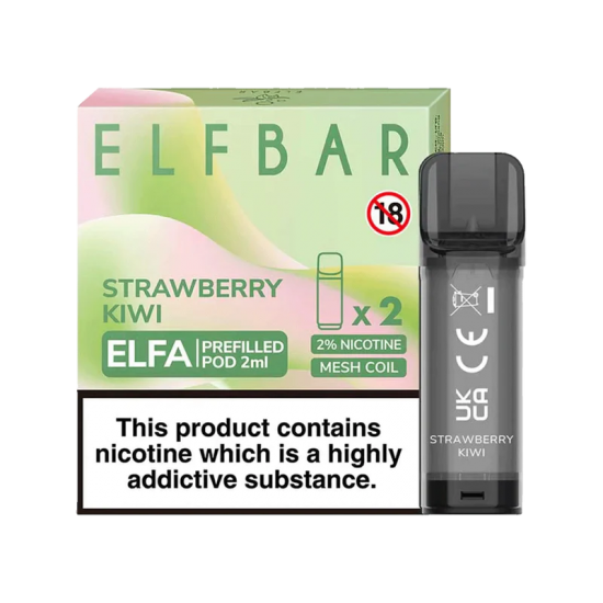 ELF BAR ELFA PRE-FILLED PODS (PACK OF 2) - Strawberry Kiwi