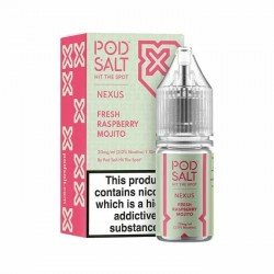 Fresh Raspberry Mojito Nic Salt E-Liquid by Blast Pod Salt Nexus 10ml