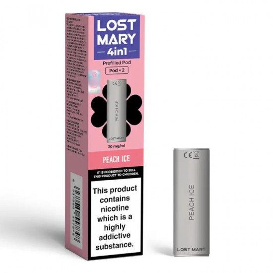 Lost Mary 4 in 1 Prefilled Pods | Peach Ice