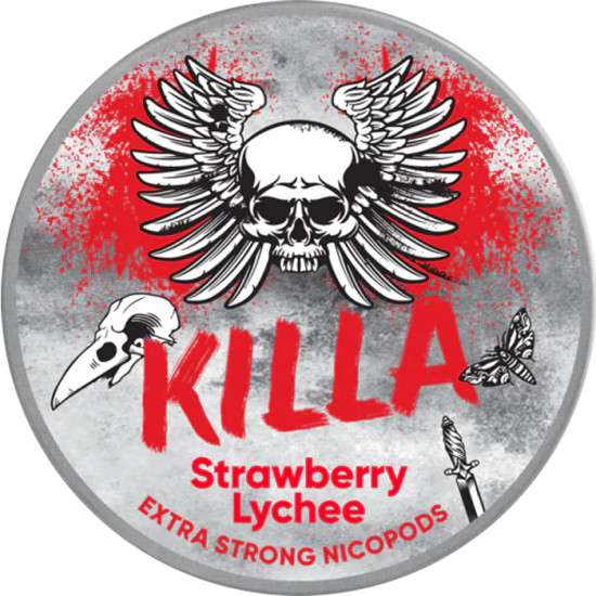 Strawberry Lychee Nicotine Pouches by Killa