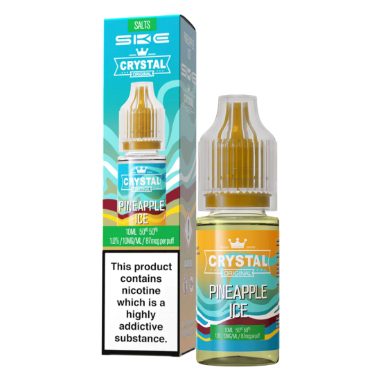 Pineapple Ice Nic Salt E-Liquid by SKE Crystal Original 10ml