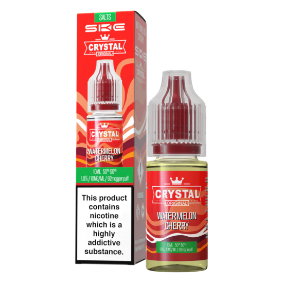 Watermelon Cherry Nic Salt E-Liquid by SKE Crystal Original 10ml