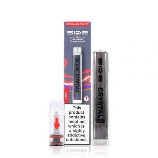 SKE Crystal Plus Pod Kit with Prefilled Pod - Kiwi Passion Fruit Guava ( Aurora Blue)