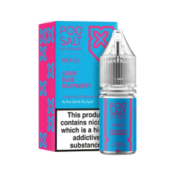 Sour Blue Raspberry Nic Salt E-Liquid by Pod Salt Nexus 10ml