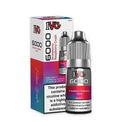 Strawberry Raspberry Crush Nic Salt E-Liquid by IVG 6000 Bar Salts 10ml