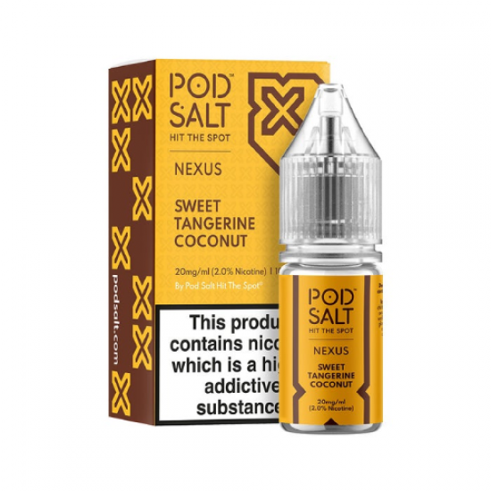 Pod Salt Nexus Nic Salt - Sweet Tangerine Coconut (Coco Sun)- 10ml