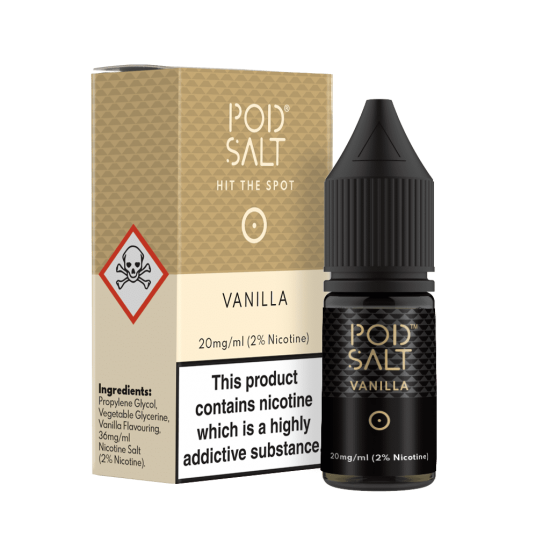 Vanilla Nic Salt E-Liquid by Pod Salt 10ml