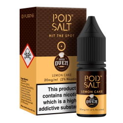 Vapers Oven (Lemon Cake) Nic Salt E-Liquid by Pod Salt 10ml